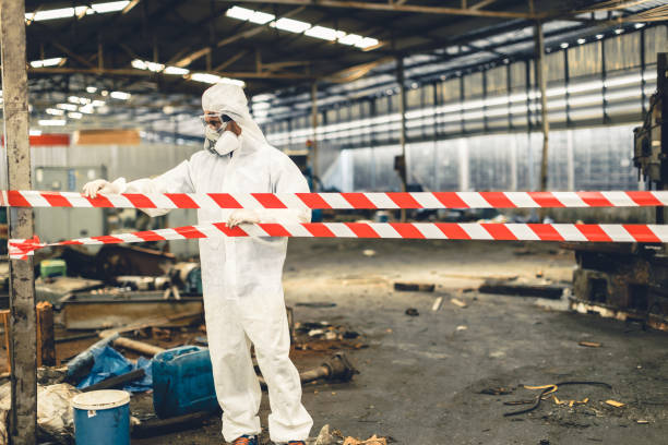 Professional Biohazard technician working in Pownal, ME